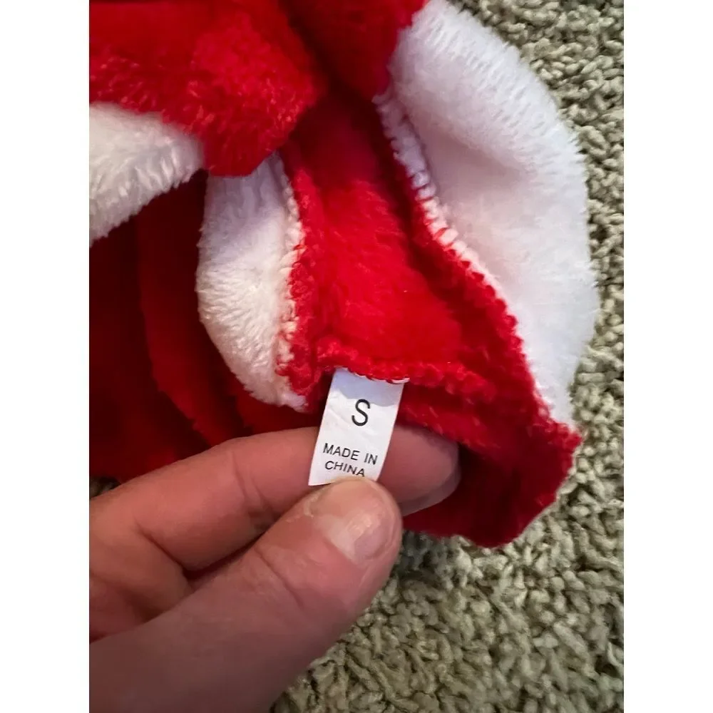 POPETPOP Christmas Dog Sweater - Santa Elk Dog Costume Christmas Dog Hoodie Xmas